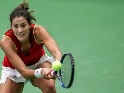 Garbiñe Muguruza, la líder del equipo español