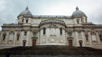 Basilica di Santa Maria Maggiore, prospetto posteriore, Carlo Rainaldi, 1669-75. Foto di Roberto Luciani
