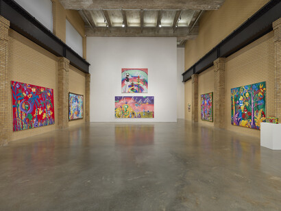 Kenny Scharf, exhibition view. Courtesy of The Brant Foundation 
