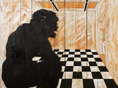 Mario Ceroli, Mito e materia (detail). Courtesy of Tornabuoni Art