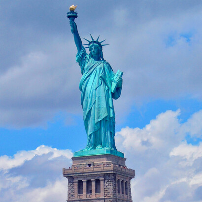 Estátua da Liberdade, NY, USA. Mas também a esperança renasce quando nos apercebemos na juventude das gentes de todas as geografias que persiste e resiste a tudo