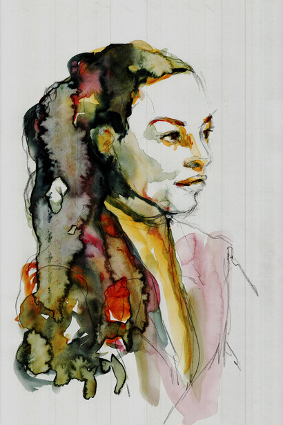 Pamela di Sergio Perosa, artista e ritrattista 