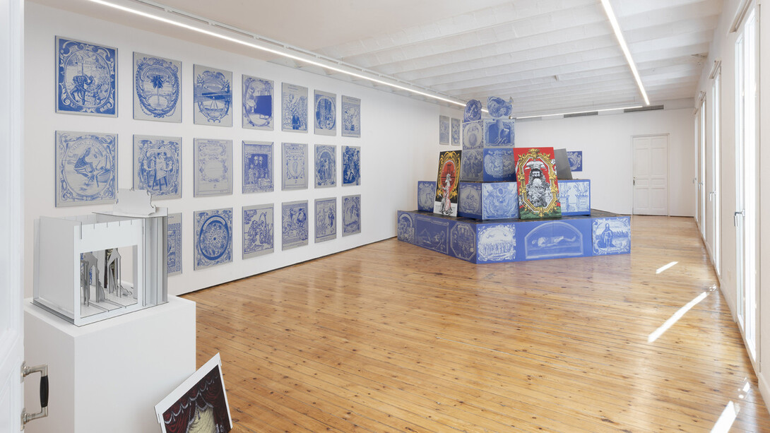 Erick Beltrán, Lo que está presente, vista de exhibición. Cortesía de Prats Nogueras Blanchard