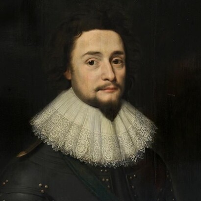 Wybrand de Geest, Ritratto di Frederick V come Re di Boemia, 1624 circa. Kurpfälzisches Museum, Heidelberg, Germania