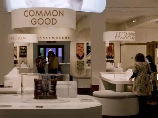 Democracy DNA, exhibition view. Courtesy of Museum of Australian Democracy