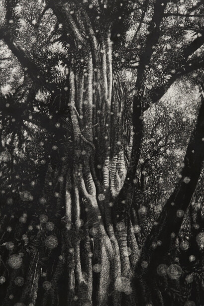 Maryanto, Breathe, Banyan tree (Lake Tamblingan, Bali), 2025. Courtesy of Yeo Workshop 