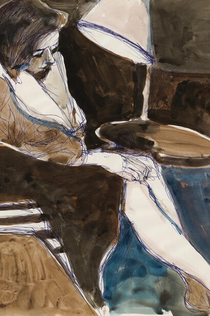 Richard Diebenkorn, Untitled (CR# 3796), c. 1967. Courtesy of Van Doren Waxter Gallery