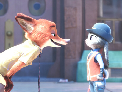 Nick Wilde y Judy Hopps en el largometraje animado Zootopia (2016)