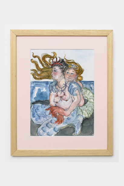 Flaminia Veronesi 1986, Amiche, 2024, watercolour on paper, 31 x 23 cm