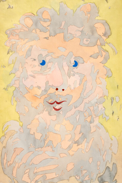 Paul Klee,  Löwenmensch (lion man), 1934. Courtesy of San Francisco Museum of Modern Art
