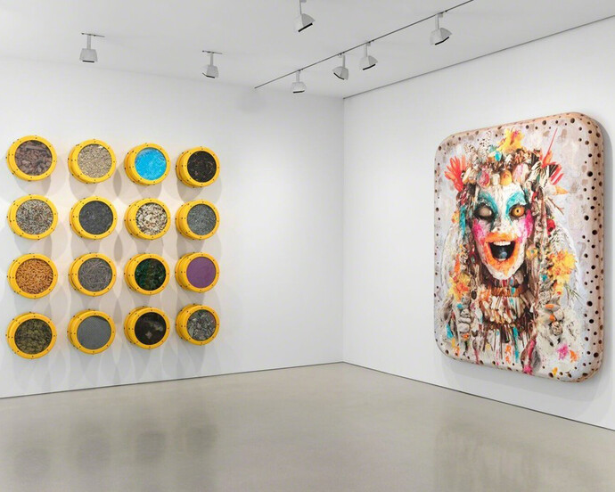 Ashley Bickerton, Exhibition view. Courtesy of The Flag Art Foundation
