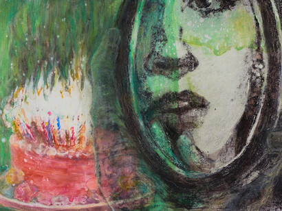 Lorie Hamermesh, You're so vain (detail), 2026. Courtesy of Gallery Naga