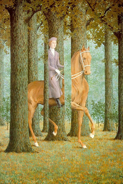 René Magritte, La firma in bianco