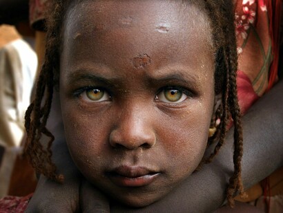 Refugee child from Darfur
