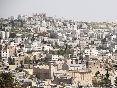 Hebrón, Israel. Vista general de la ciudad