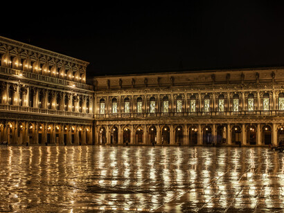 Fabrizio Plessi, L'Età dell'Oro, video installazione, Palazzo Correr, Venezia