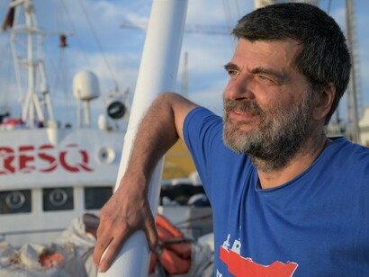 Il giornalista Luciano Scalettari, presidente di Resq People, foto Alessandro Rocca