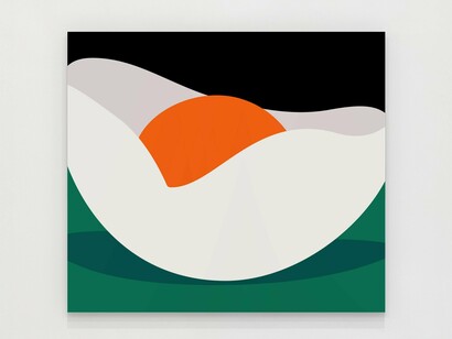 Paul Kremer,
Mother 09, 2023,
Acrylic on canvas,
28 x 32 inches. Courtesy of the artist and Berggruen Gallery