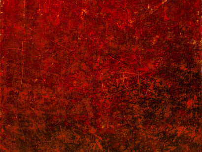 Deep Red, olio su tela, 150x150cm