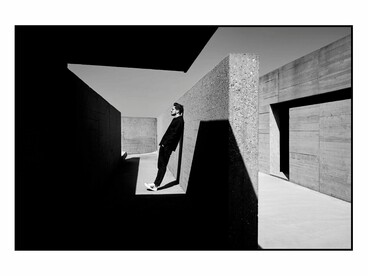 Portrait of architect Michael Gonçalves Pereira photograph by Mark Tomaras