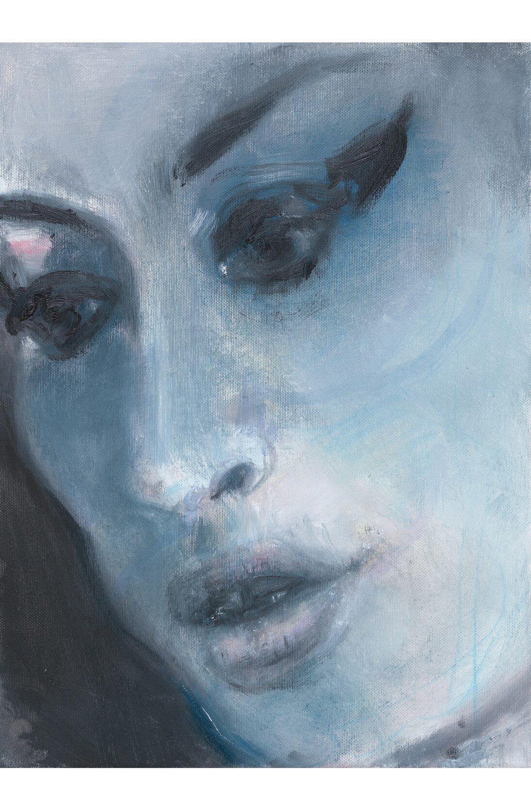 Marlene Dumas, Amy - Blue, 2011, National Portrait Gallery, London © Marlene Dumas, Photo: Peter Cox
