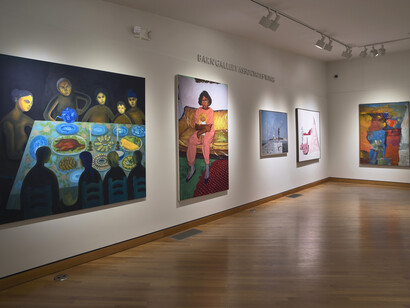 Various artists, American conversations, exhibition view. Courtesy of Ogunquit Museum of American Art