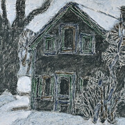 David Milne, Black house and tree (detail), 3 March 1922. Courtesy of Mira Godard Gallery