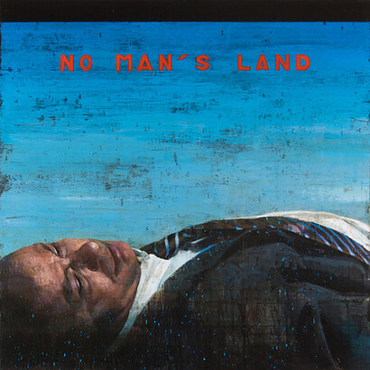 François Bard, No Man's Land, 2014, Oil on Canvas, 51" x 51"