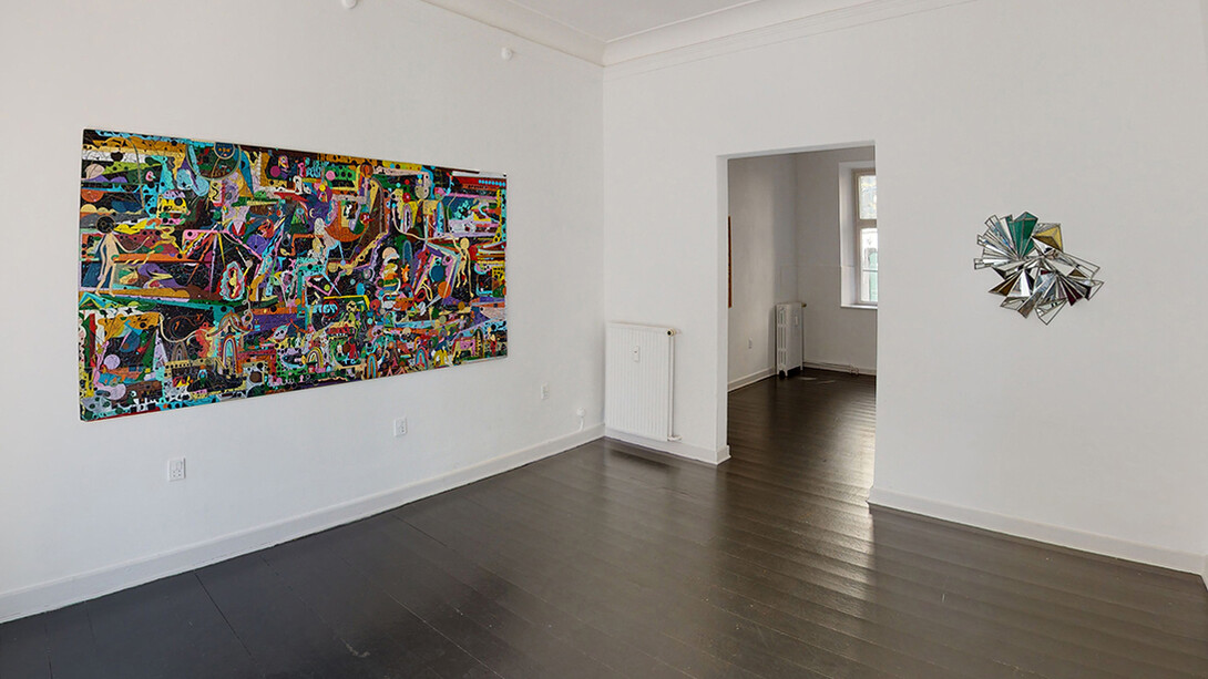 The stars look very different today | Shahla K. Friberg and Christian Finne, 2020. Installation view, Marie Kirkegaard Gallery