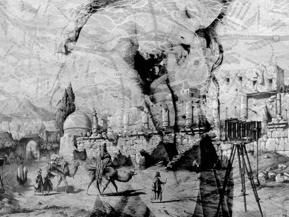 Marwa Adel, The Journey-5, 2012, Photography and Computer graphic, 135 x 90 cm, Courtesy SAWART, Egypt, Lebanon