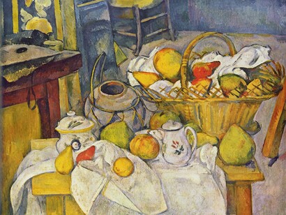 Paul Cézanne, Il tavolo della cucina ("La Table de cuisine"), 1889 e 1890. Musée d'Orsay, Parigi, Francia