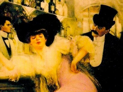 La Belle Époque: Le bar de Maxim's (1890), Pierre-Victor Galland