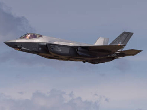 F-35 Lightning 2 fighter in flight 
