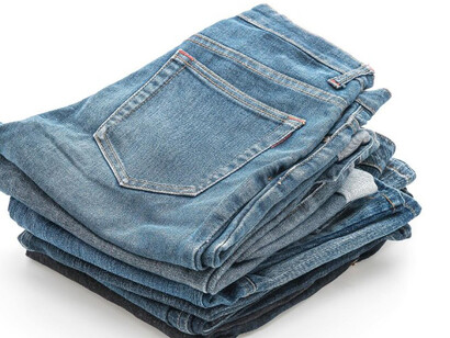 Classic denim jeans on display, effortlessly combining comfort and style