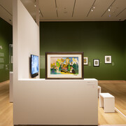 The visionary art of Minnie Evans, exhibition view. Courtesy of Museum of Fine Arts Boston