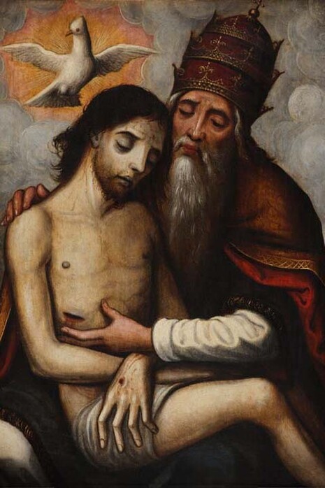 Anónimo, Santa Trinidad, s. XVI. Cortesía del Museo Pedro de Osma