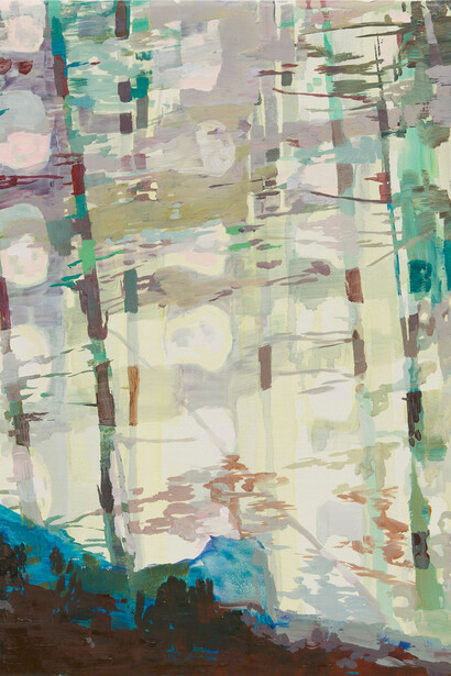 Michelle Jezierski, Stadium, 2014, Oil on canvas, 50 x 40 cm