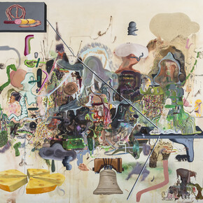 Michael Bauer, General Saxx, 2015, Oil on canvas, 228.6 x 247 cm, 90 x 97 1/4 ins