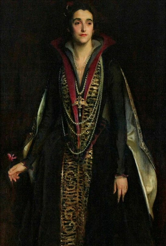 John Singer Sargent (1856-1925), Portrait of the Marchioness of Cholmondeley, 1922, Oil on canvas; 161 x 93 cm, Private Collection,  
 Photo: Pete Huggins