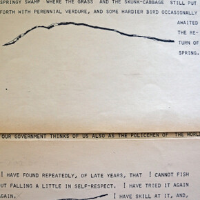 Lecture on the Weather, 1975. Courtesy of  Frith Street Gallery