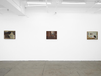 Calli Ryan, Across the way, exhibition view. Courtesy of Monya Rowe Gallery