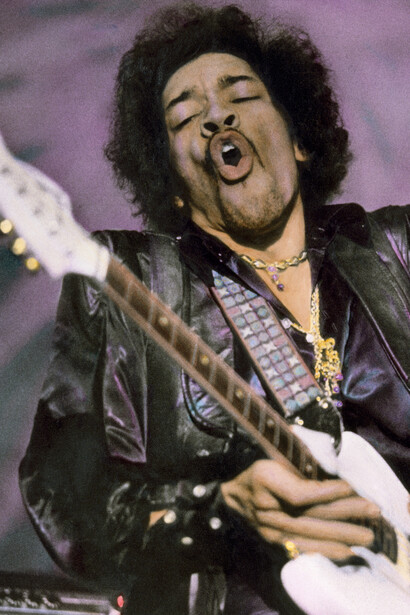 Baron Wolman, Jimi Hendrix, C-type print, 50.8 x 61 cm, © Baron Wolman _ Iconic Images