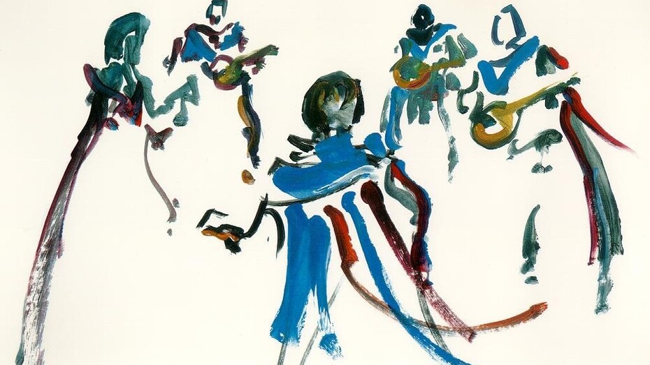 Dibujo de una estudiantina