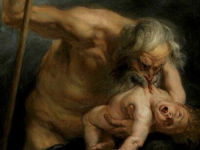 A choleric personality type according to the Four temperament theory: Saturn by Rubens