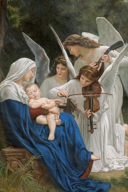 «Canción de ángeles» (1881), William-Adolphe_Bouguereau