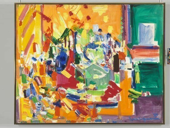 Hans Hofmann, Orchestral Dominance in Yellow, 1954, Olio su tela, 122,2 x 152,7 cm, © Hans Hofmann by SIAE 2013, © Whitney Museum of American