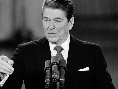 Ronald Reagan: el presidente de Estados Unidos entre 1981 y 1989 fue, junto con Thatcher, uno de los grandes valedores del neoliberalismo 