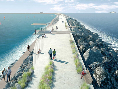 Tidal Lagoon. Swansea, Gales