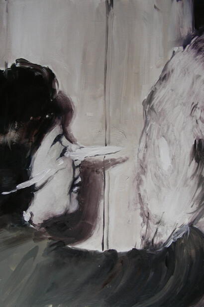 Valerio Melchiotti, The silent King, 2014, oil on canvas, 30 x 40 cm