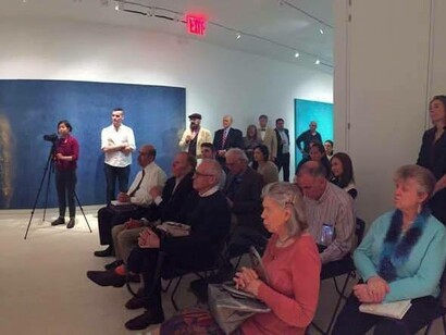 Signing of Makoto Fujimura's book